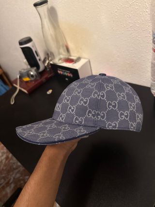 Gorra Gucci Azul/Gris GG