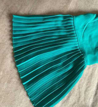 Vestido verde Zara Talla S