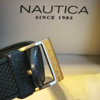 Orologio Nautica Uomo Nero e Oro