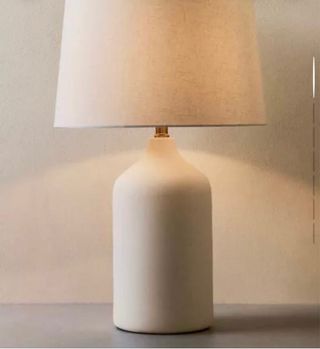 Lámpara Zara Home Cerámica Blanca