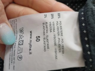 Pantaloni Myths invernali taglia 50