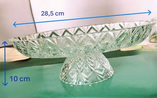 Fuente Vintage de cristal tallado 2 posiciones