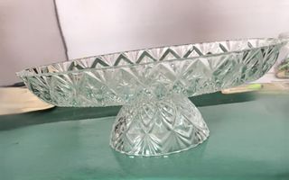 Fuente Vintage de cristal tallado 2 posiciones