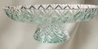 Fuente Vintage de cristal tallado 2 posiciones