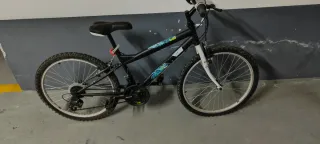 Bicicleta infantil negra