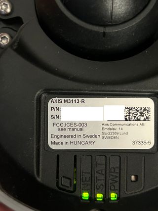 Cámara IP Axis M3113-R Minidomo PROFESIONAL