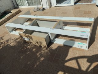 Cama individual de 90 cm.