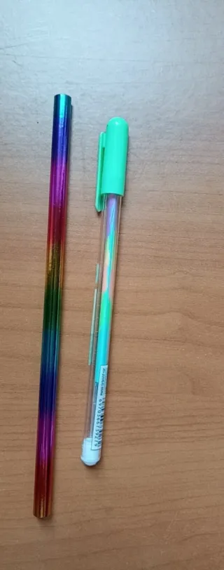 Set Papelería Creativa Kawaii Rainbow. Nuevo 7/10.