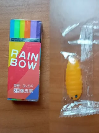 Set Papelería Creativa Kawaii Rainbow. Nuevo 7/10.