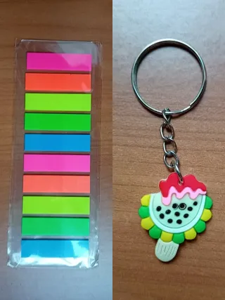 Set Papelería Creativa Kawaii Rainbow. Nuevo 7/10.