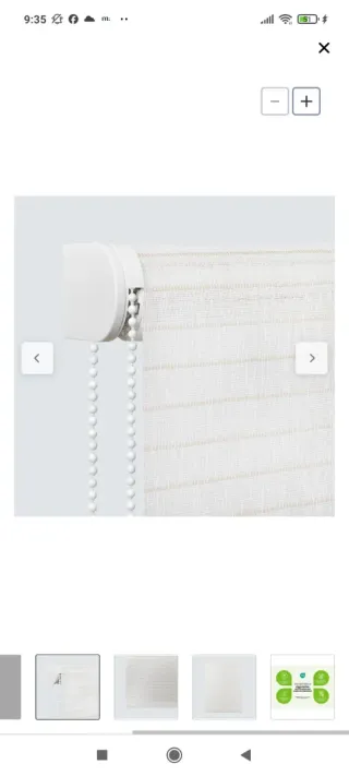 Estores blancos