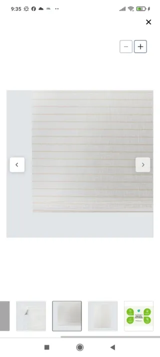 Estores blancos