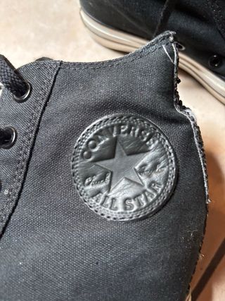 Converse All Star Donna Nere Glitter