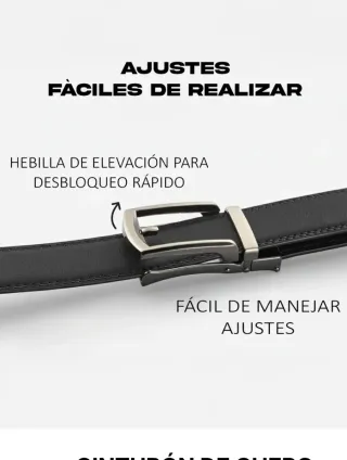 Cinturón de cuero ajustable CRAWFORD DESIGN