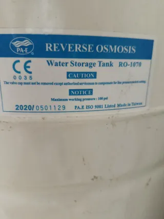 Dispensador Agua 3 Grifos Acero Inox con osmosis
