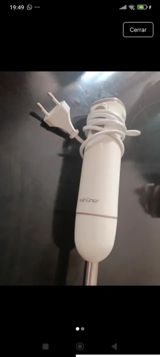 Batidora de mano Krüner blanca