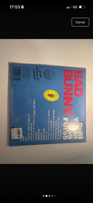 Vinilo Bad Bunny: Debí Tirar Más Fotos