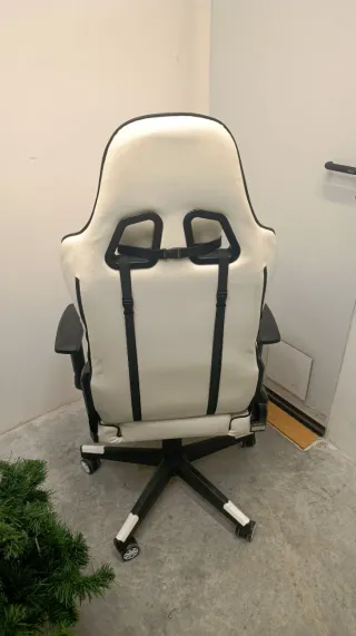 Silla Gaming Blanca Azul