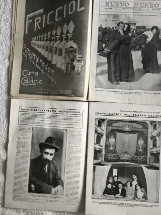 "NUEVO MUNDO" 4 REVISTAS ANTIGUAS AÑO 1912