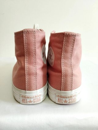 Converse caña alta rosa y blanco