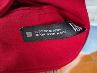 Pantalones rojos de vestir