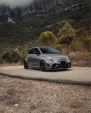 Abarth lip parachoques 595y 695 carbono