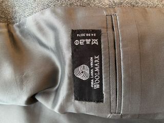 Americana de vestir gris hombre  Pura lana