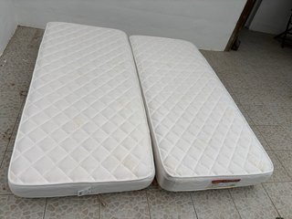 Pack 2 colchones y somieres 90x200 inclinables
