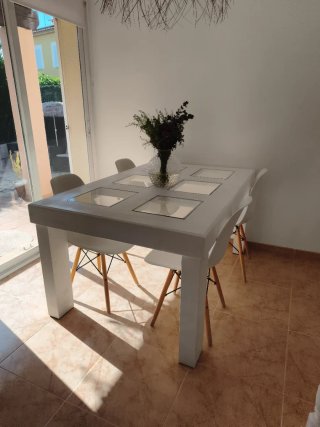 Mesa comedor mexicana madera