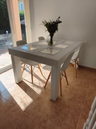 Mesa comedor mexicana madera