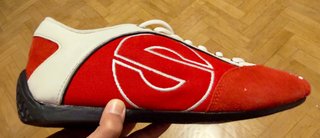 Zapatillas Sparco Rojas y Blancas