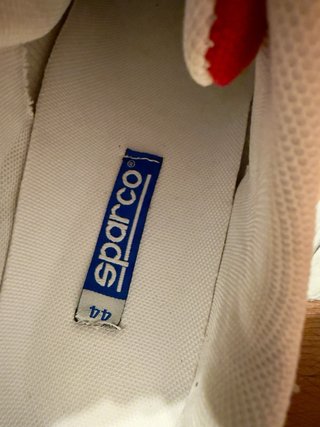Zapatillas Sparco Rojas y Blancas