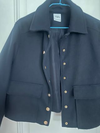 Chaqueta Zara azul marino
