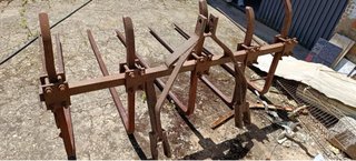 Horquilla recogesarmientos agrícola para tractor