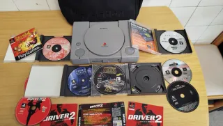 Console PlayStation 1 con Giochi