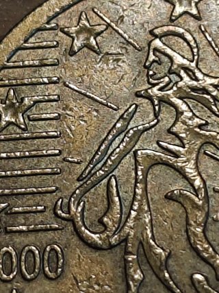 50 centesimi euro Francia 2000