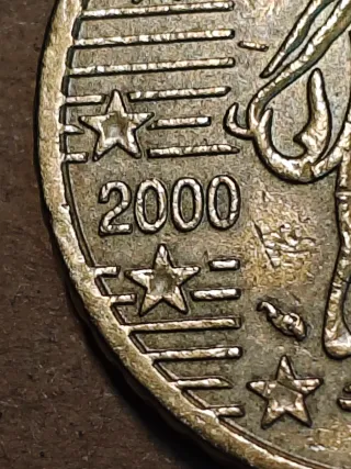 50 centesimi euro Francia 2000