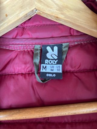 Chaleco acolchado reversible verde y rojo