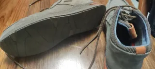 Zapatos Zen Age Hombre Caña alta Gris Naranja