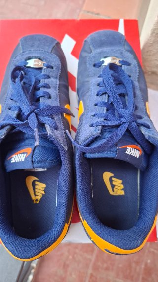 Zapatillas Nike Cortez Talla 43 Azul/ Naranja