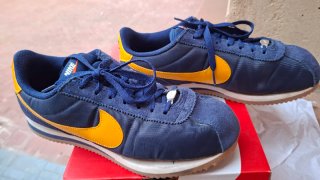 Zapatillas Nike Cortez Talla 43 Azul/ Naranja
