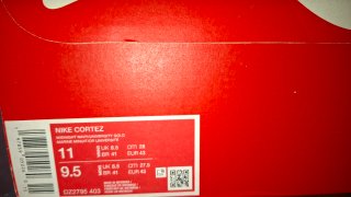 Zapatillas Nike Cortez Talla 43 Azul/ Naranja