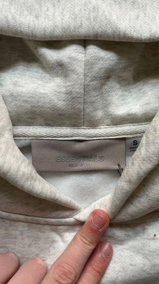 Felpa Essentials Grigia