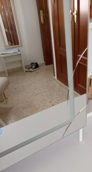 Tocador Maquillaje Hzuaneri Blanco LED Espejo.