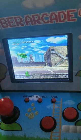 Consola Cyber Arcade Azul/Rojo