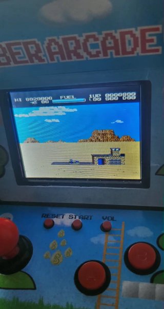 Consola Cyber Arcade Azul/Rojo