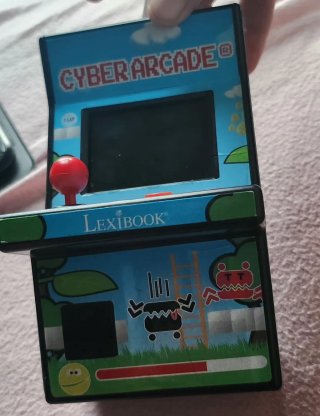 Consola Cyber Arcade Azul/Rojo