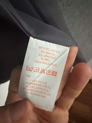 Chaquetón gris Precchio