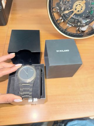 Reloj D1 Milano Negro/Plateado