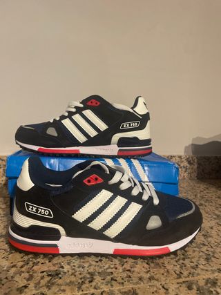 専用2枚 Adidas ZX 750 Bambas Azul/Rojo de segunda mano por 85 EUR en Palau